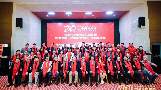 金沙集团1862cc科技受邀参加深圳市平板显示行业协会（SDIA）第六届第四次理事会、第六届第三次会员大会暨二十周年庆典